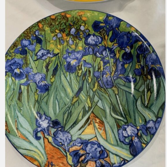 4 Dinner & 4 Salad Plates Sakura Vincent Van Gogh Pattern  Certified International “Vincent” Van Gogh Salad/dessert Plates Set of 4